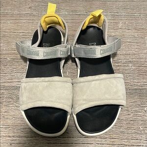 Cougar grey and Yellow Leona Sandal 8‎